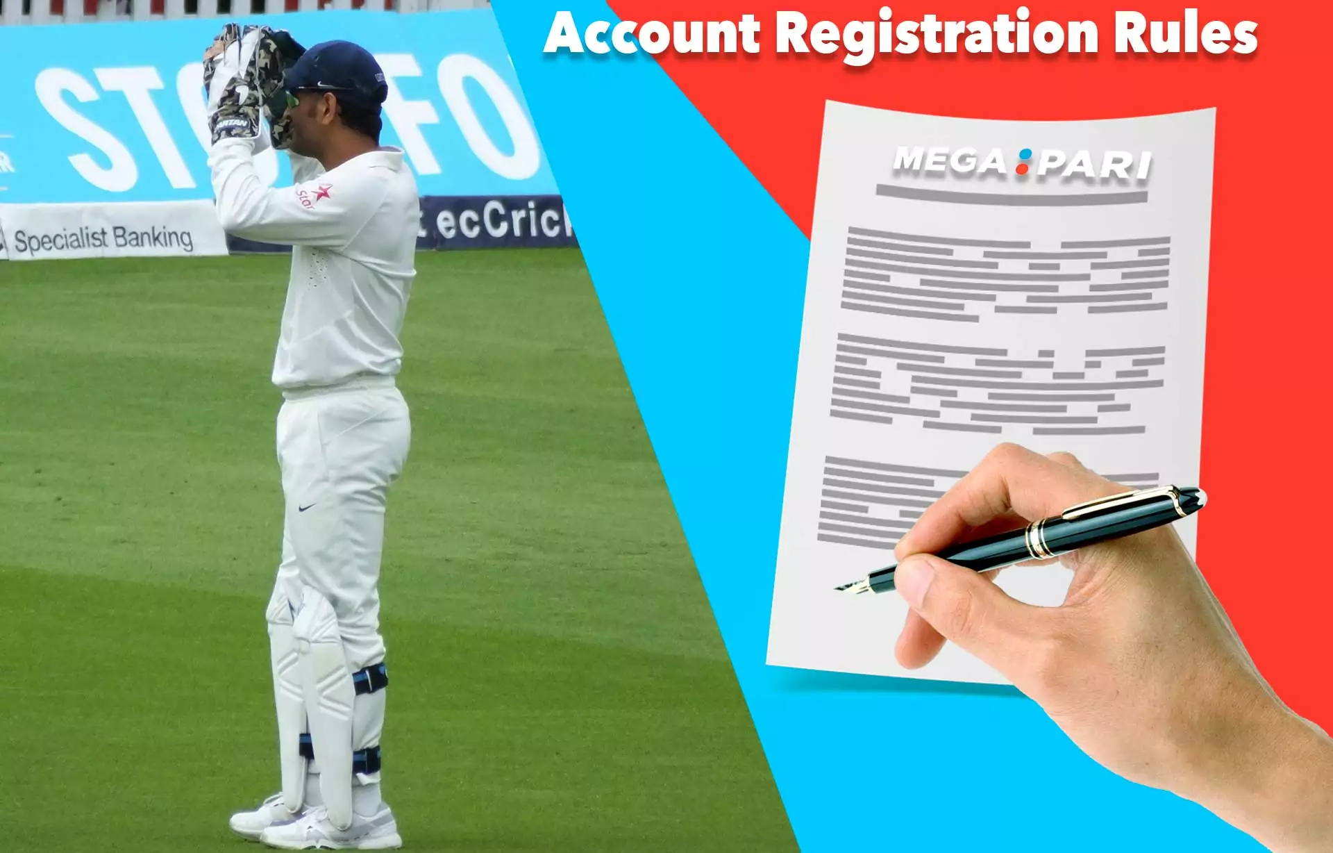 By registering, you accept the terms and conditions of the Megapari website.