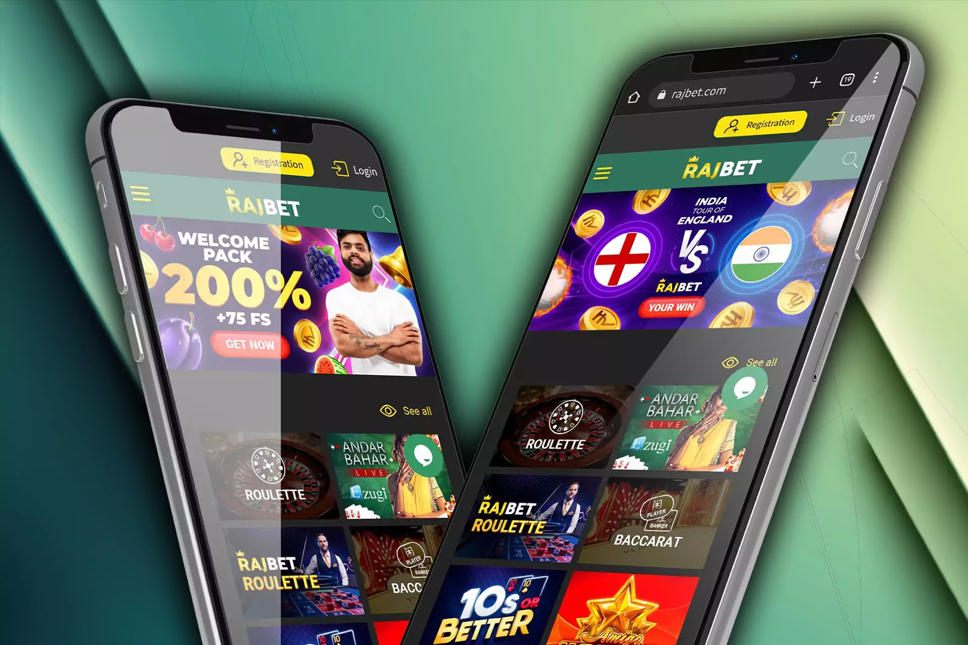 The mobile version of the Rajbet website has several advantages over the app.