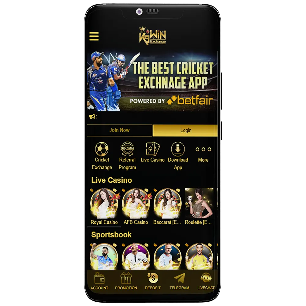 Use the K9Win app for a better betting experience.