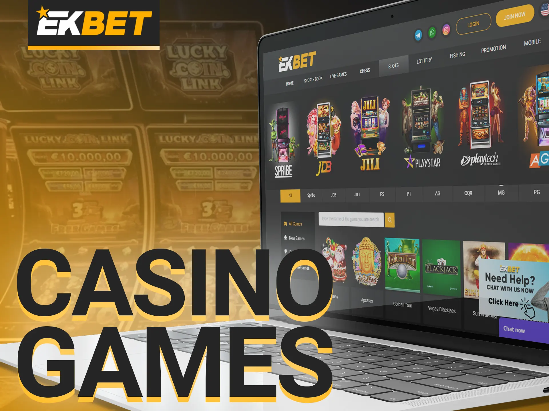 Check out the list of the most popular games on Ekbet.