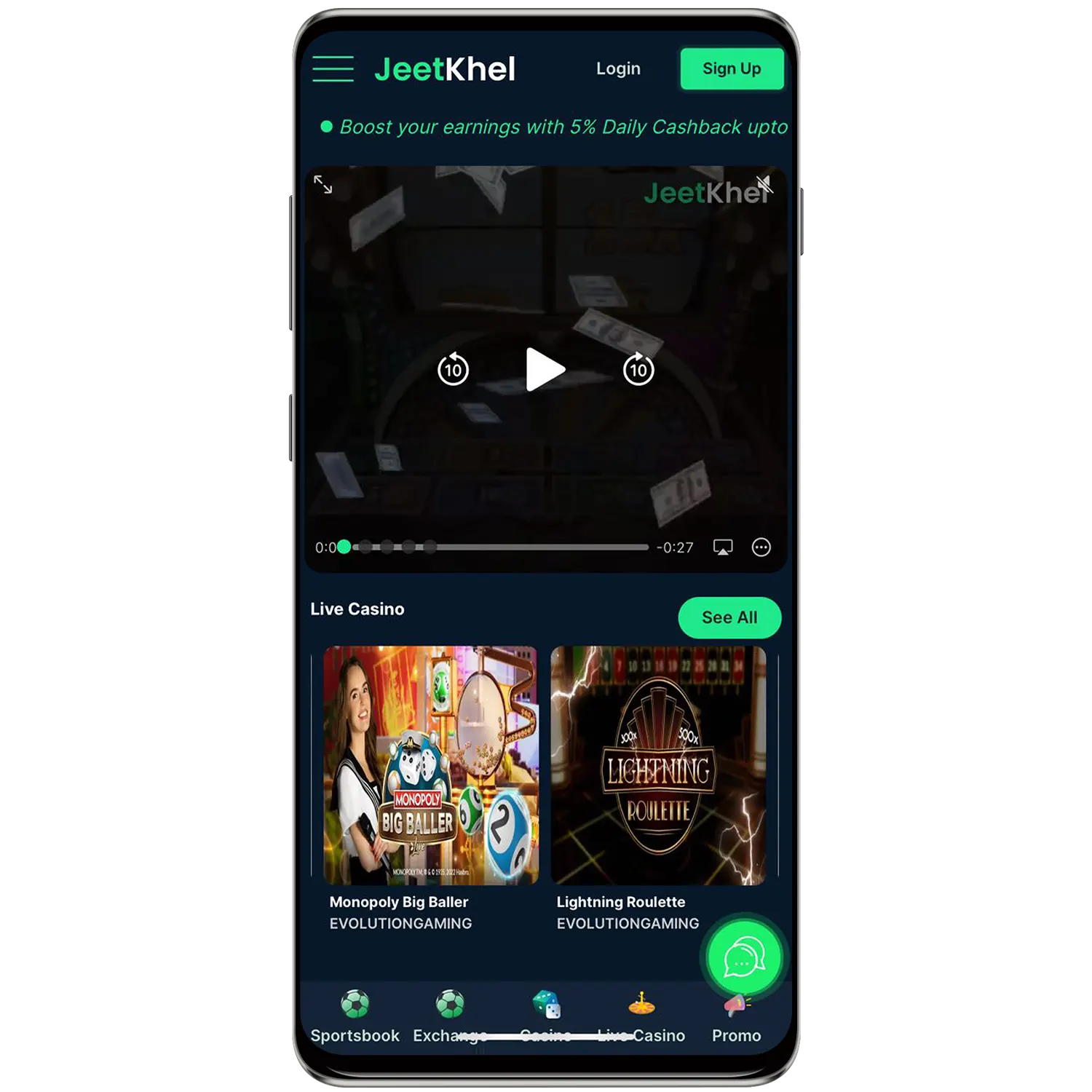 Play and win with the Jeetkhel app.