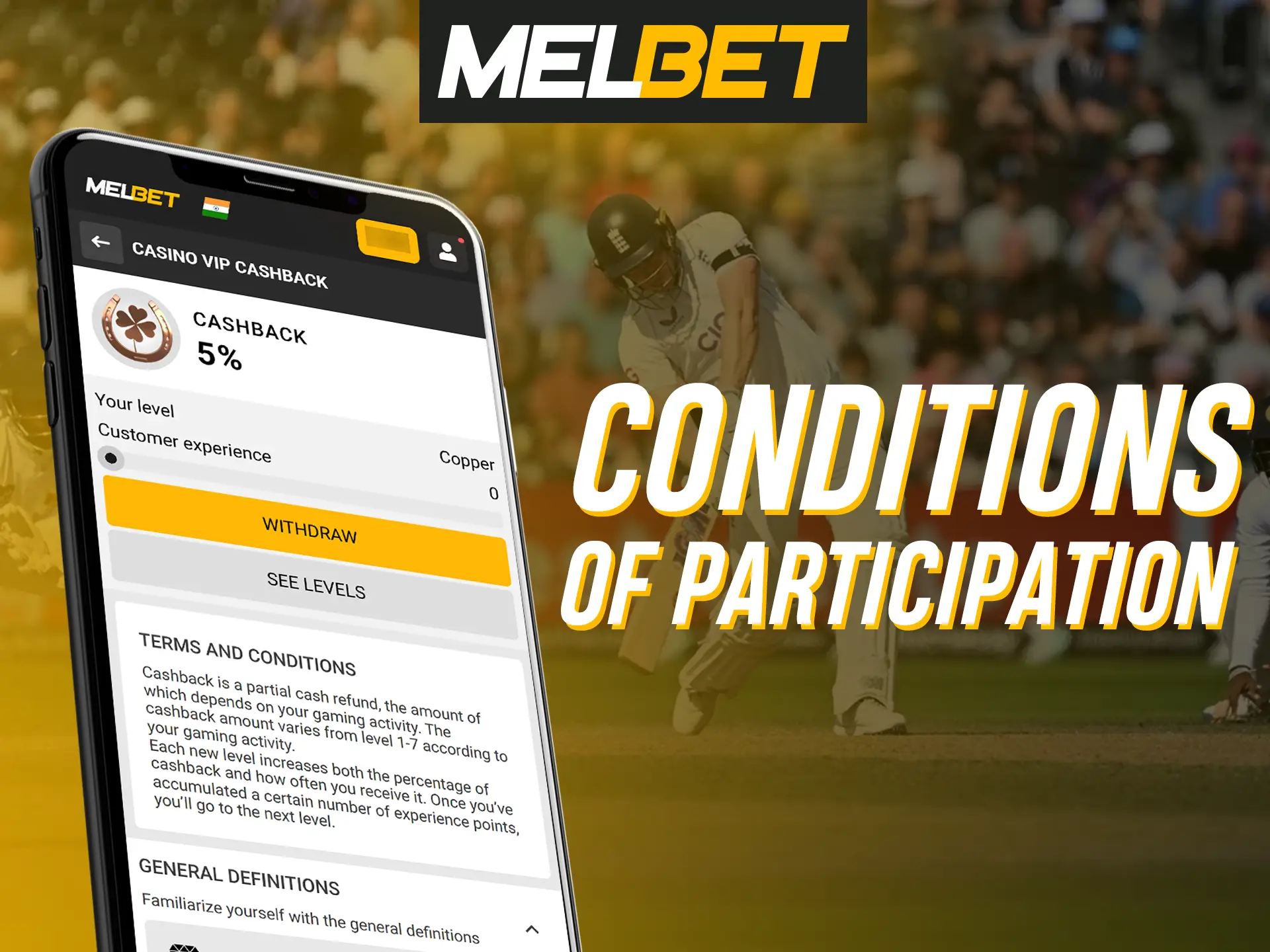 Learn how to unlock VIP benefits on Melbet.