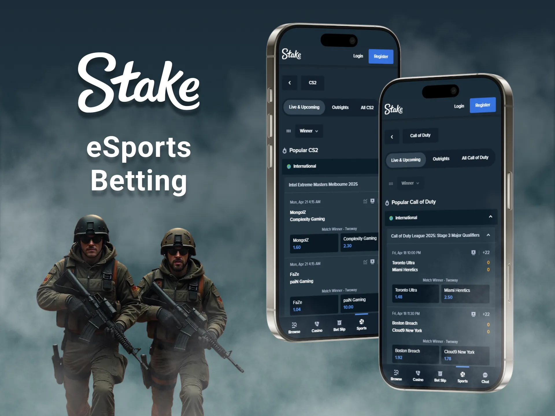 Enjoy seamless eSports betting options with Stake.