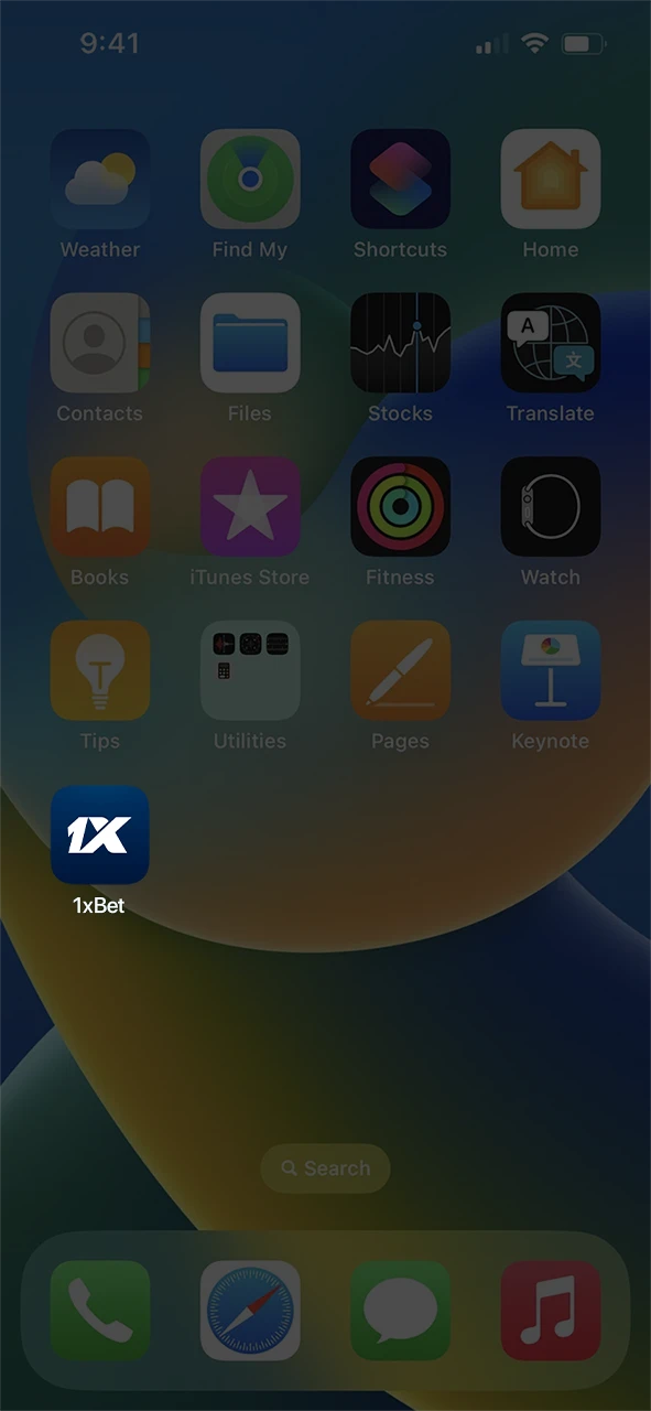 Once you add the 1xBet shortcut, it will appear on your home screen.