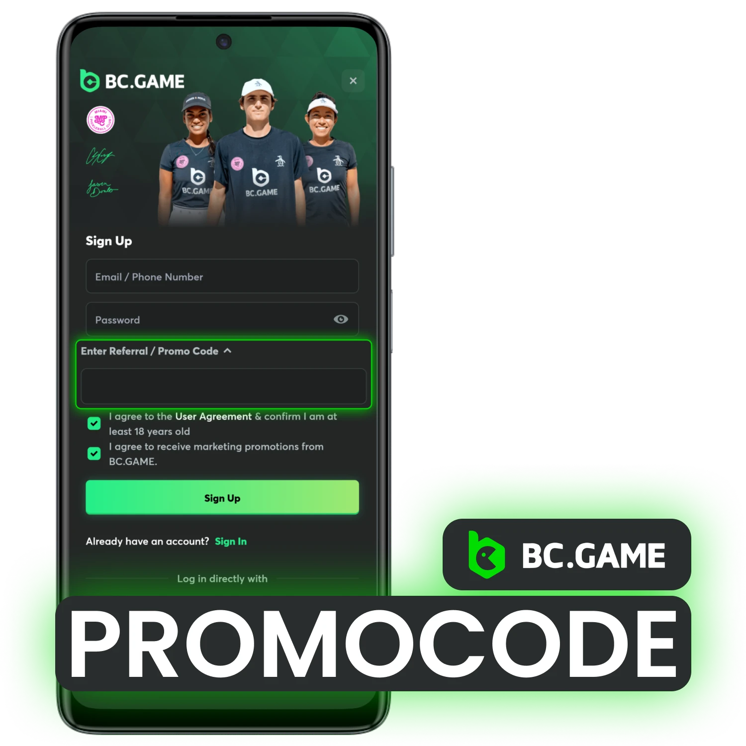 Apply a BC Game promo code to receive exclusive rewards in India.