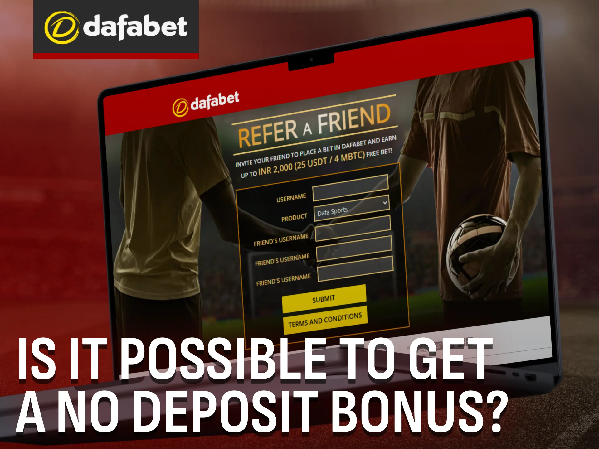 Dafabet sometimes offers a no deposit bonus for Indian players.