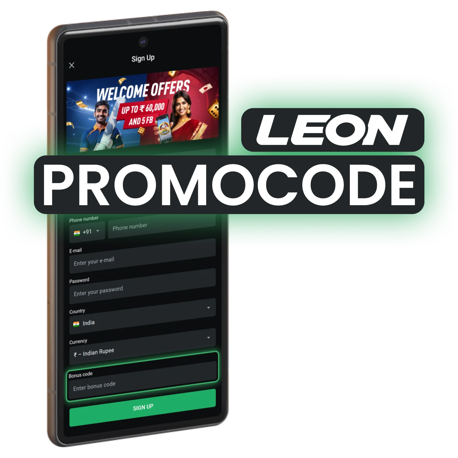 Use the Leon Bet promo code to activate exclusive betting offers.