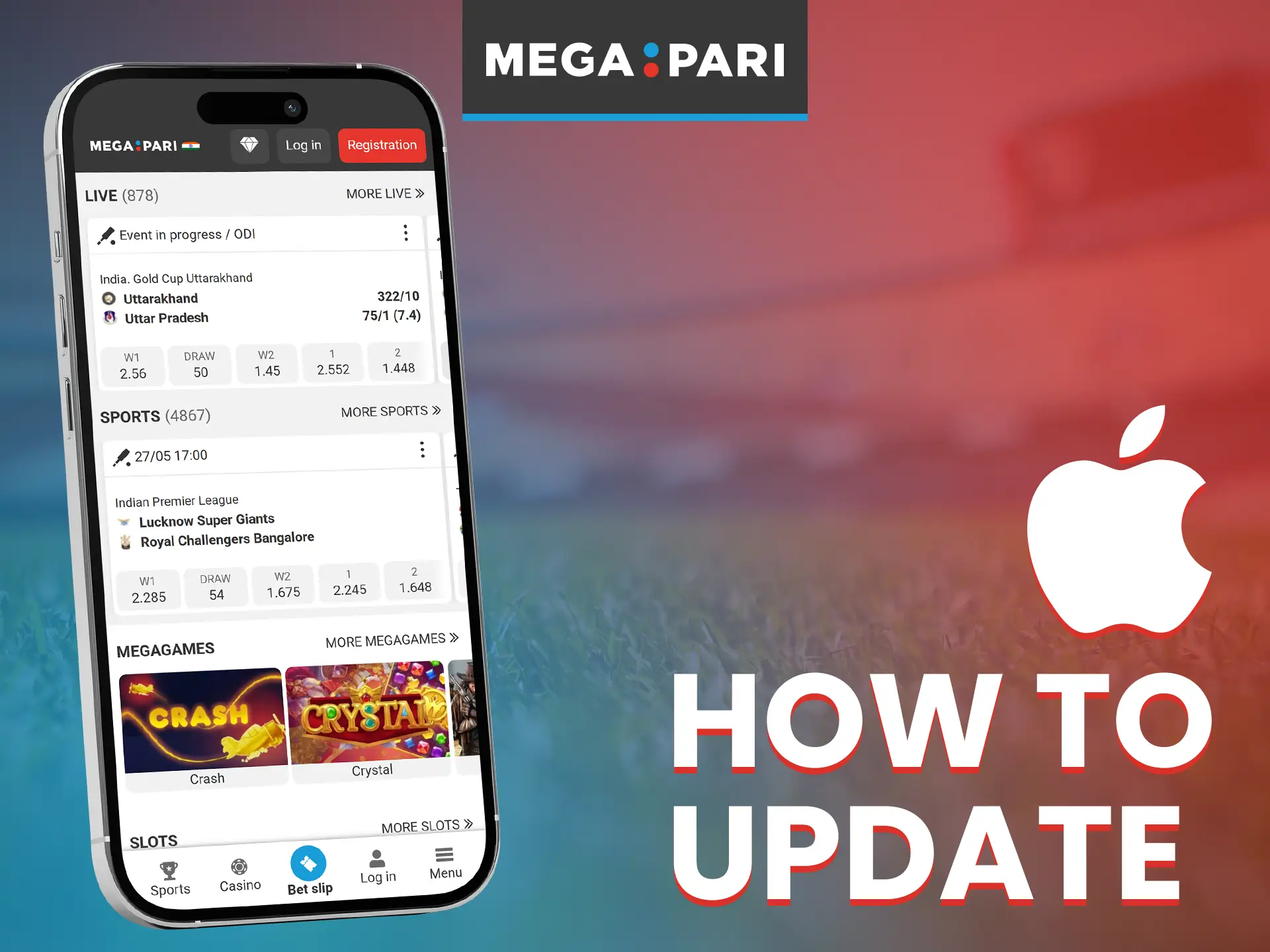 Learn how to update the Megapari app for iOS.