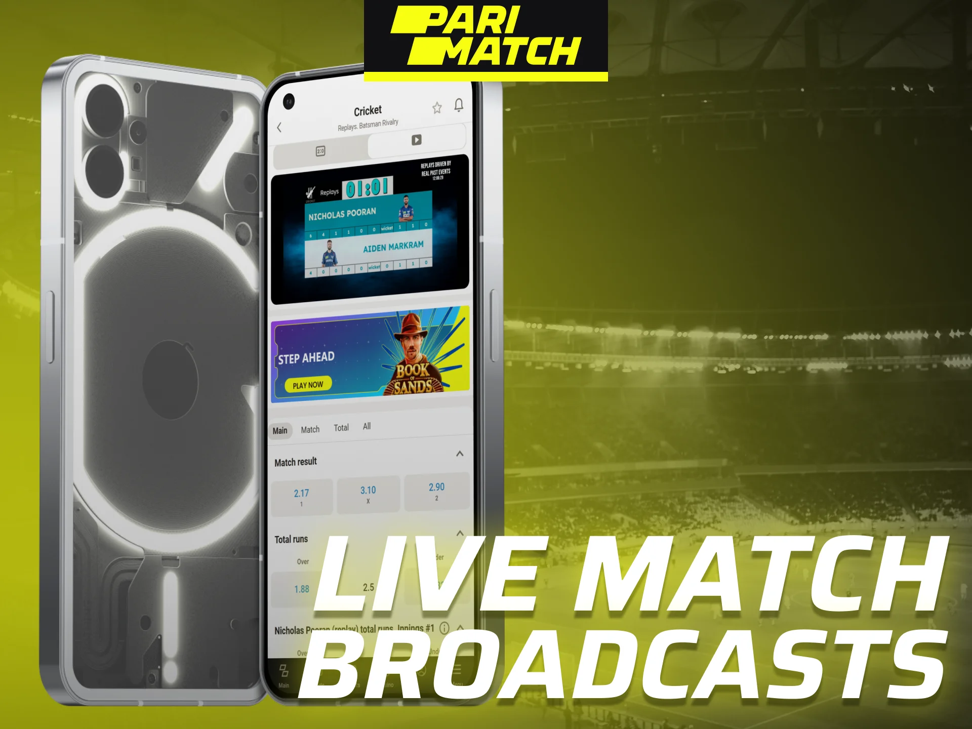 Watch live cricket match broadcasts via Parimatch.