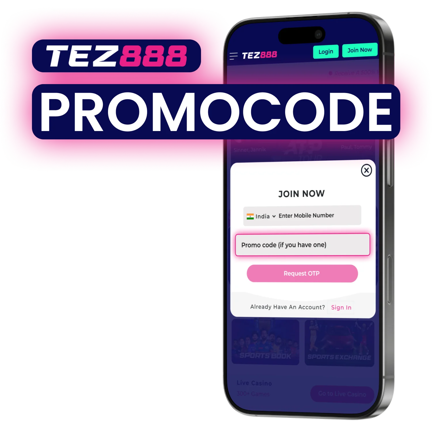 Use a Tez888 promo code to unlock rewards in India.