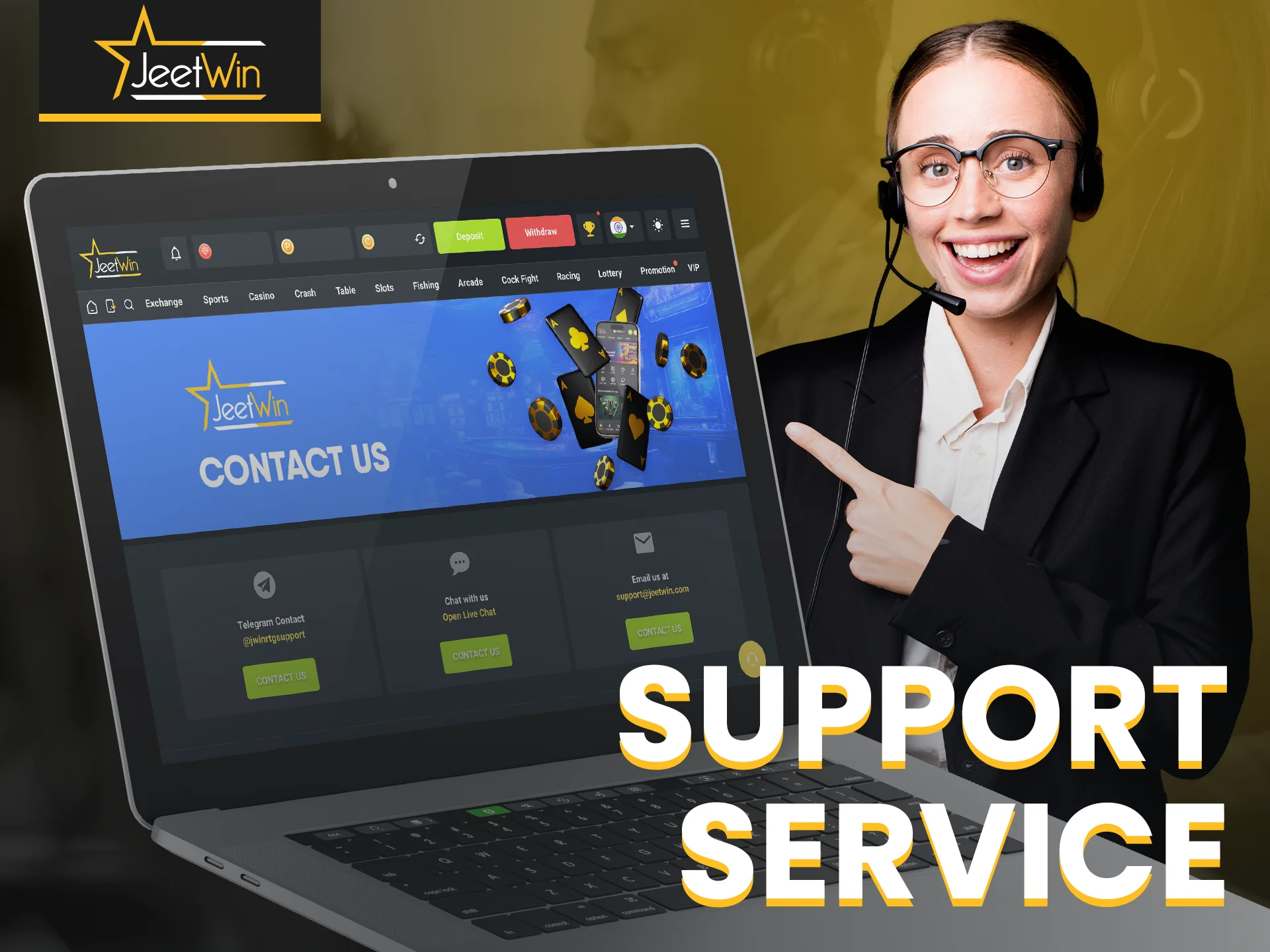 See how we evaluate the Jeetwin customer support service.