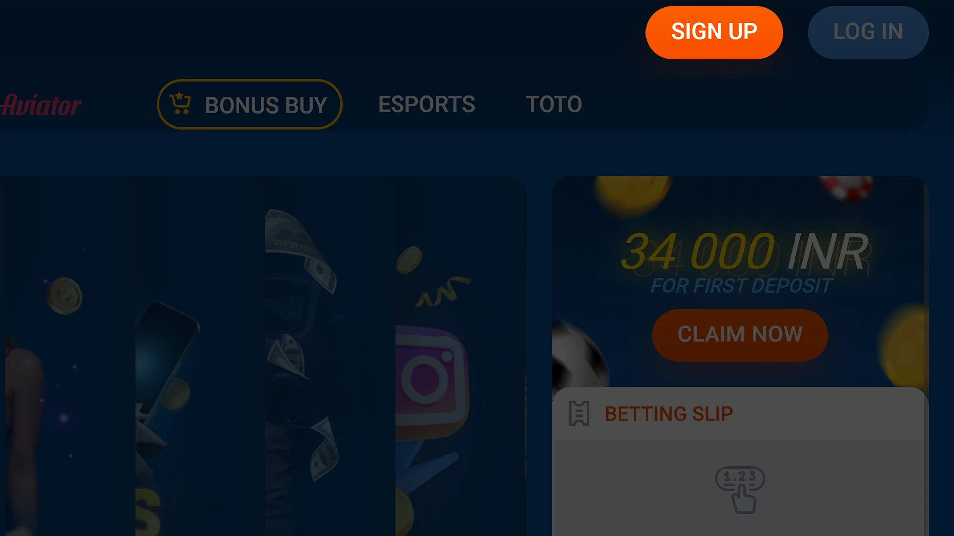 Start registering at Mostbet by clicking on the button.