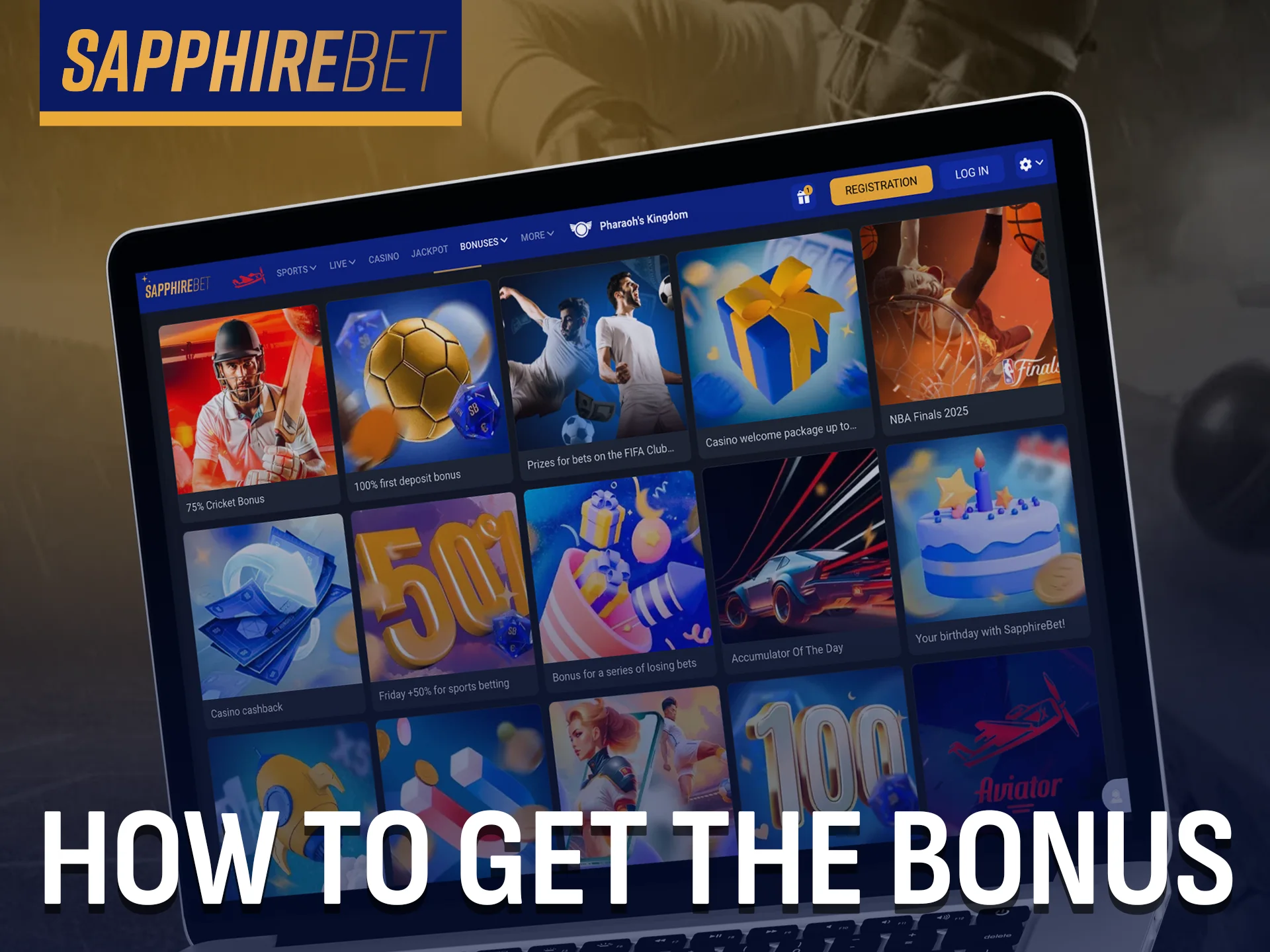 Explore all the ways to get a bonus on SapphireBet.