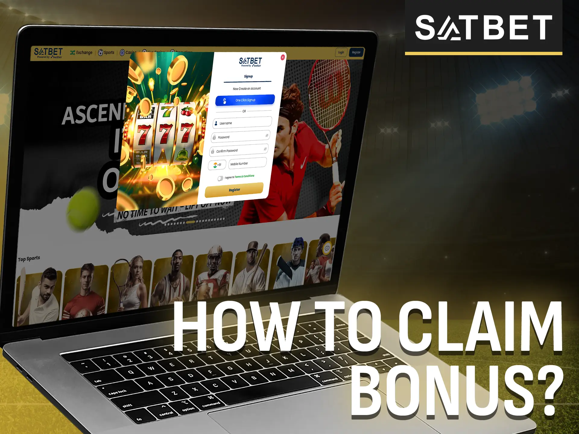 Learn how to get the Satbet IPL bonus on your first deposit.