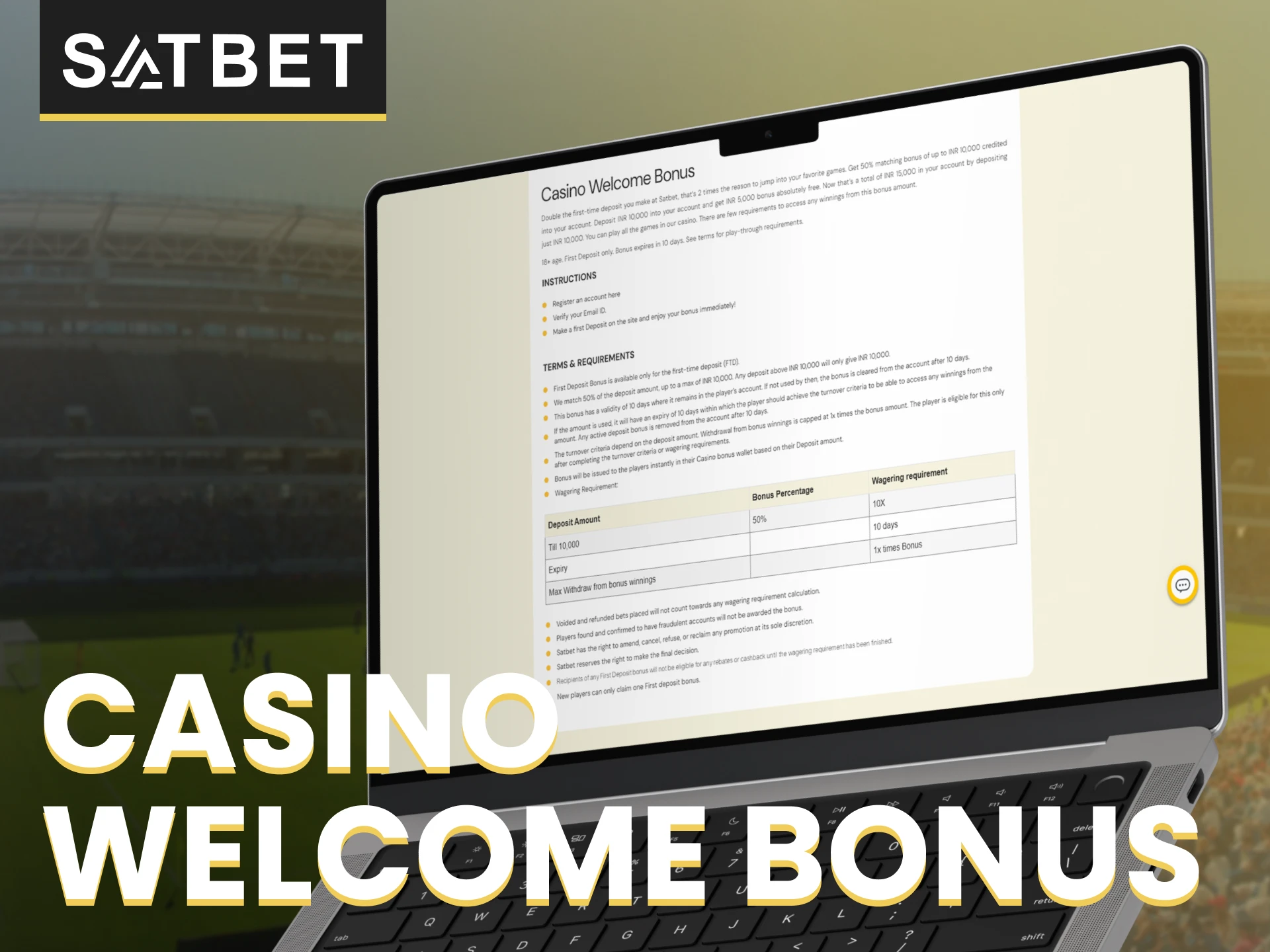 Get a great casino bonus after registration