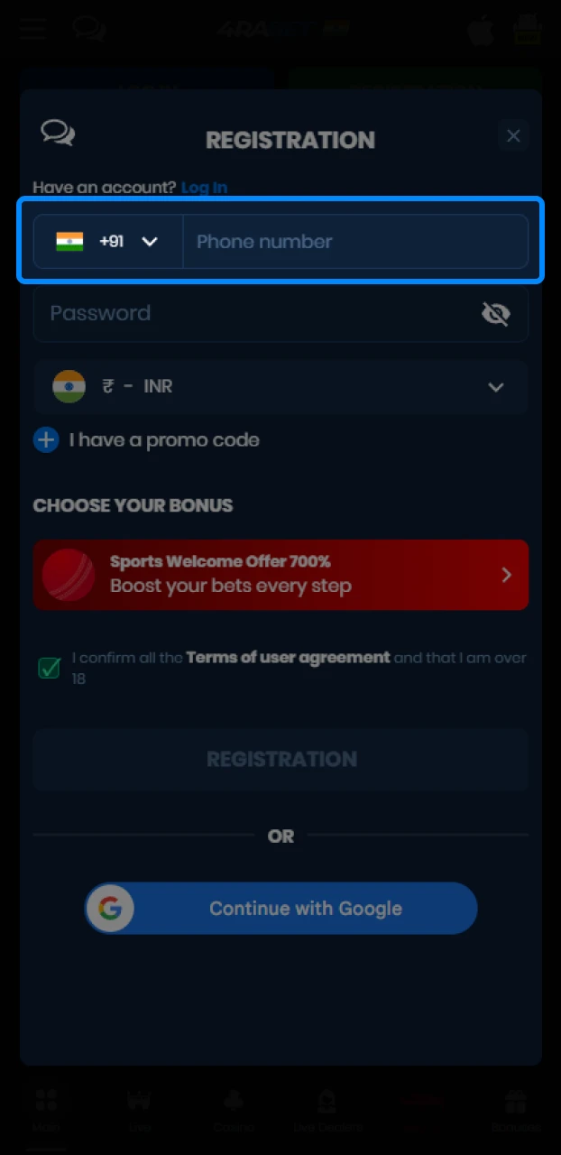 How to fill out the registration form on the best betting sites