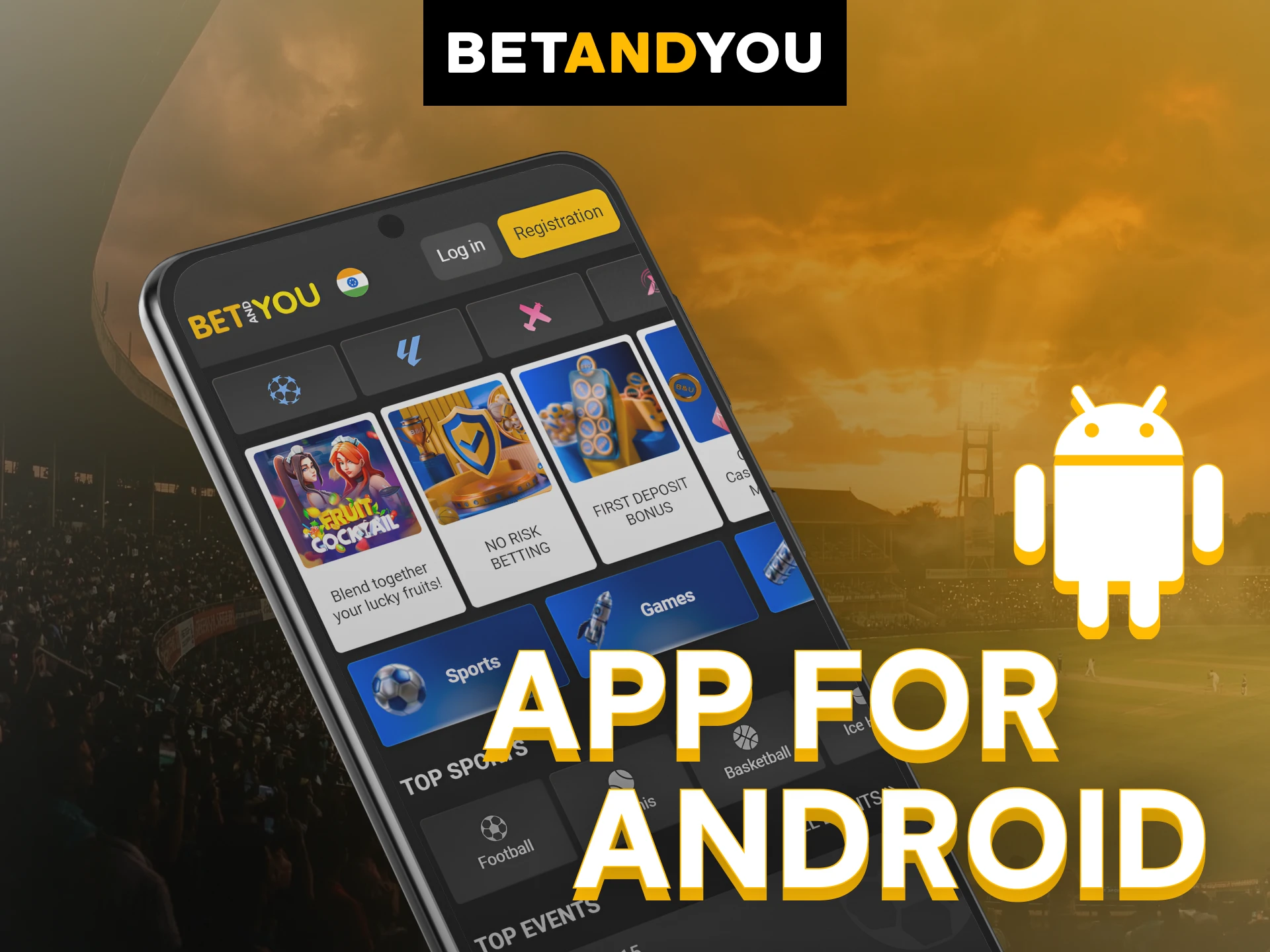 Get the Betandyou App Android version for your mobile device now.