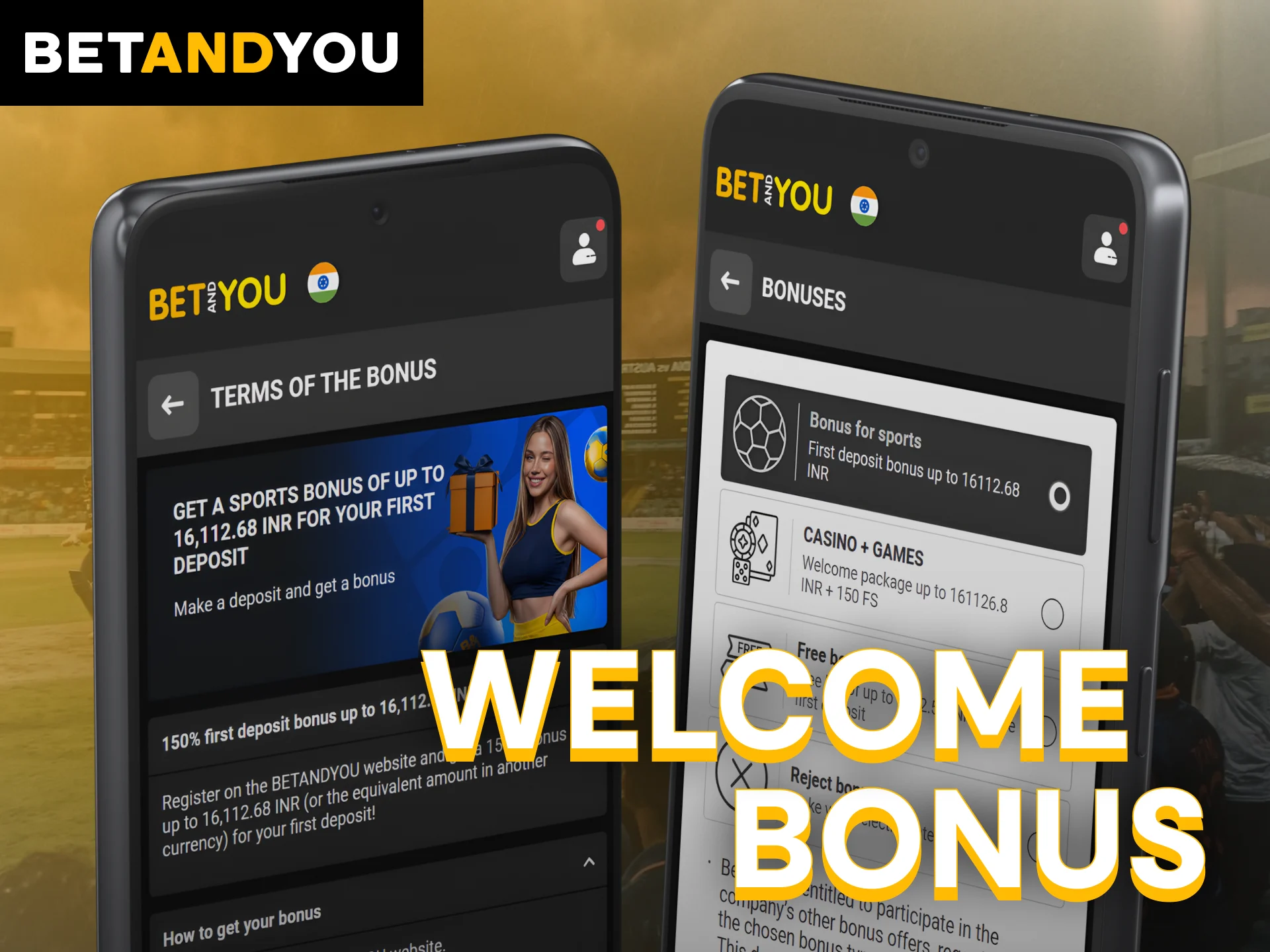 Claim a 100% registration reward via the Betandyou App Betting app.