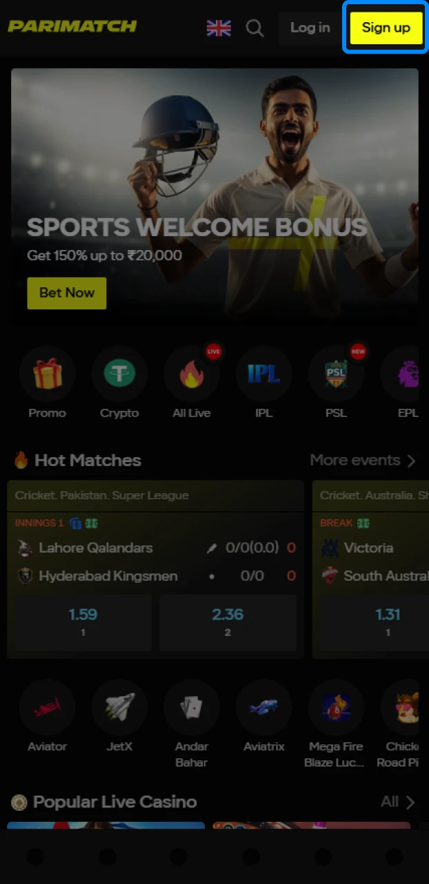 How to Click the Registration Button in the IPL Betting Guide