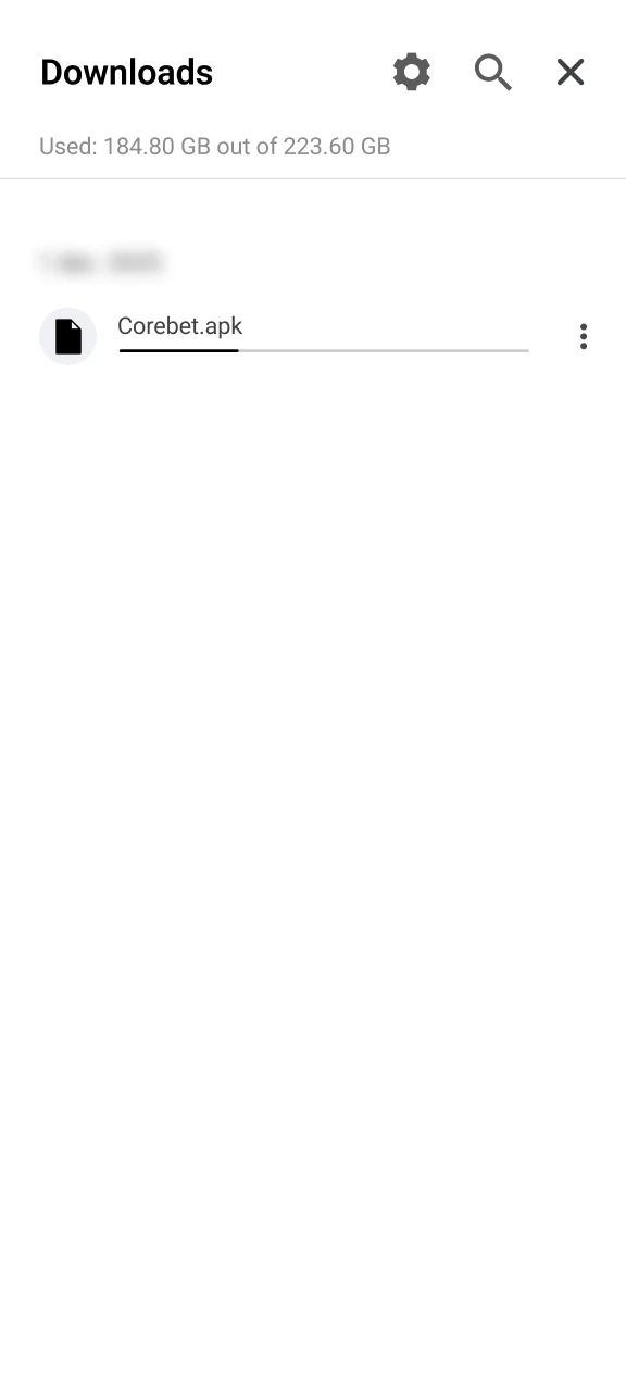 Download the Crorebet App installation file to update your mobile client.