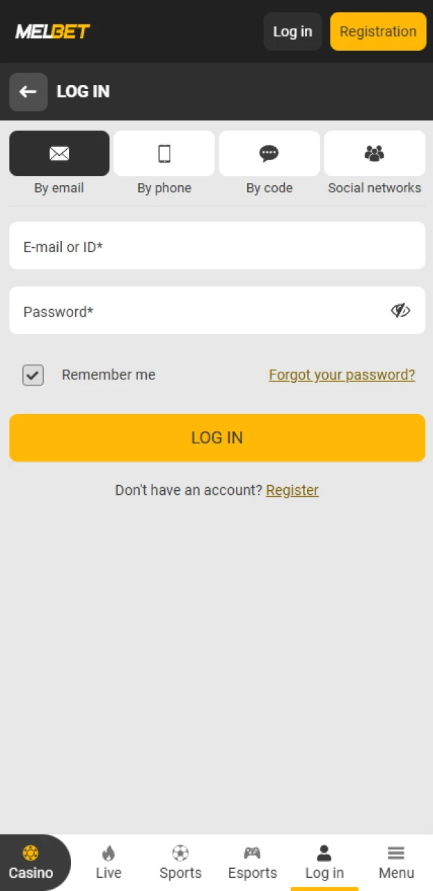 Step-by-step guide on how to log in to your account on an IPL betting app.