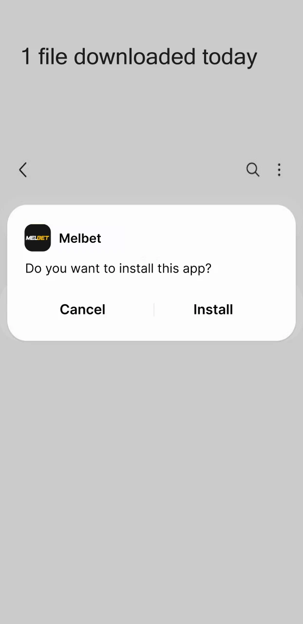Tapping the "Download for Android" button on a sportsbook website to start the IPL betting APK download.